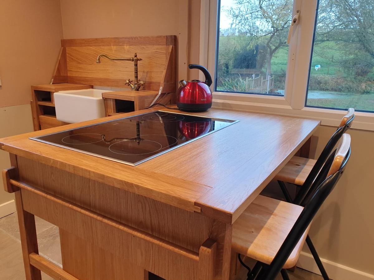 奥斯威斯 Riverside Cabin At Pen-Y-Bont Mill酒店 外观 照片