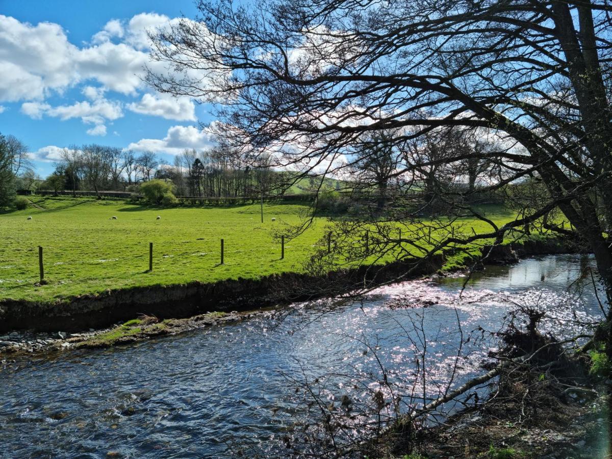 奥斯威斯 Riverside Cabin At Pen-Y-Bont Mill酒店 外观 照片